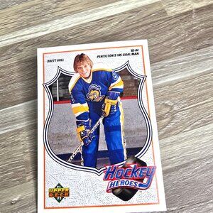 Brett Hull NHL Hockey Card 1991 Upper Deck No. 1/9